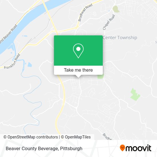 Beaver County Beverage map