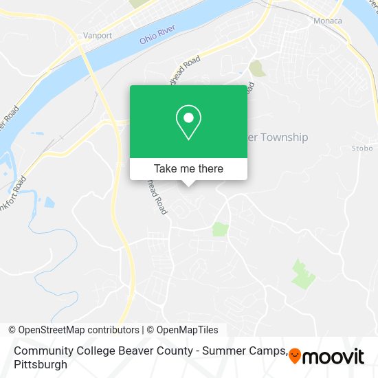 Mapa de Community College Beaver County - Summer Camps