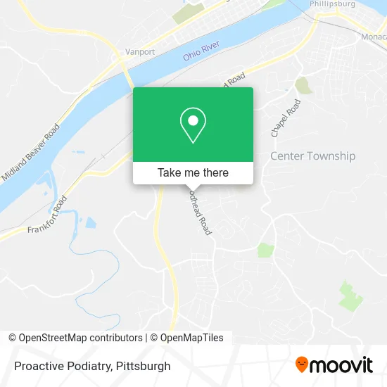 Proactive Podiatry map