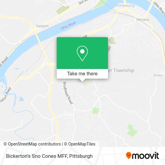 Mapa de Bickerton's Sno Cones MFF