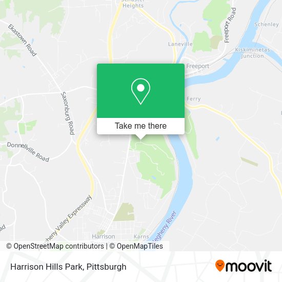 Mapa de Harrison Hills Park