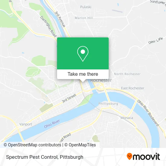 Spectrum Pest Control map