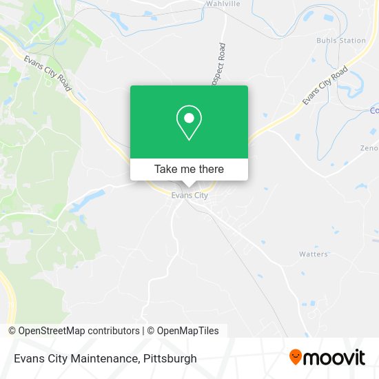 Evans City Maintenance map