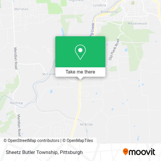 Mapa de Sheetz Butler Township