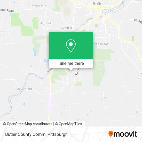 Mapa de Butler County Comm