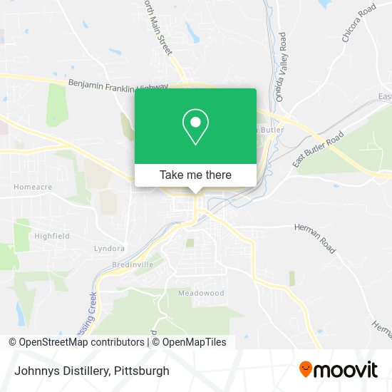 Johnnys Distillery map