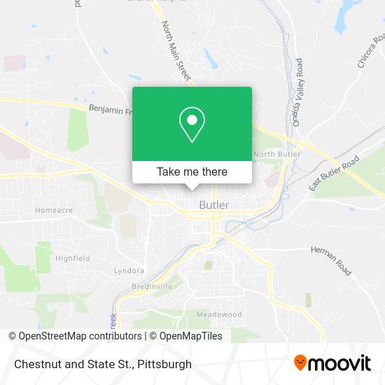 Mapa de Chestnut and State St.