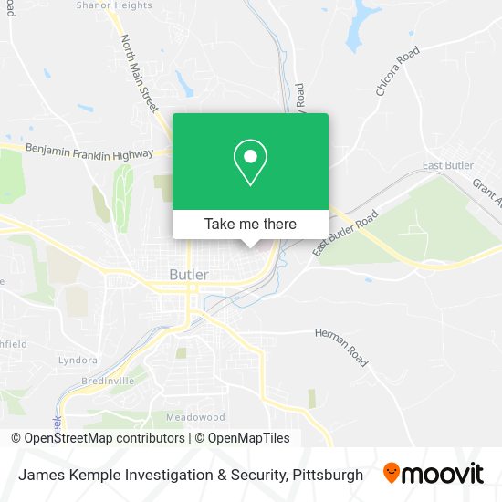 Mapa de James Kemple Investigation & Security