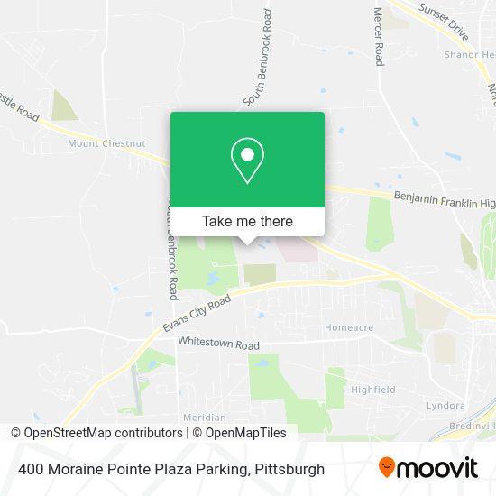 Mapa de 400 Moraine Pointe Plaza Parking