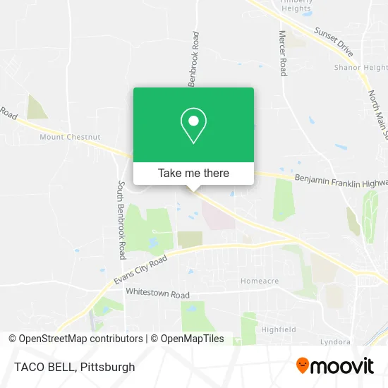 TACO BELL map