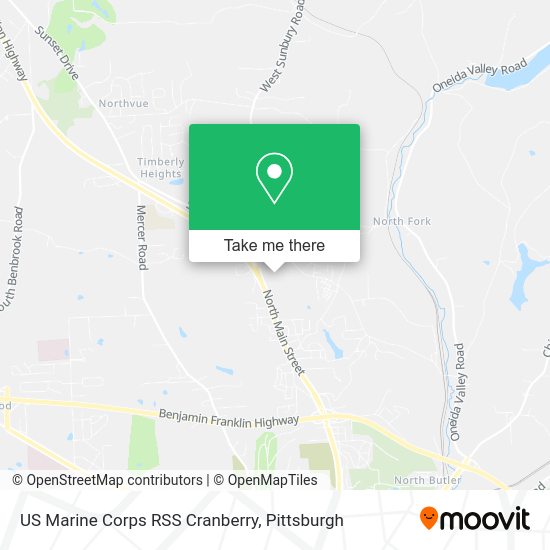 Mapa de US Marine Corps RSS Cranberry