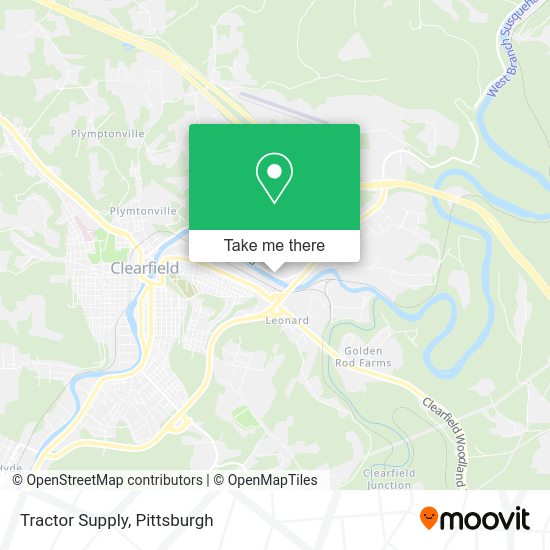 Mapa de Tractor Supply