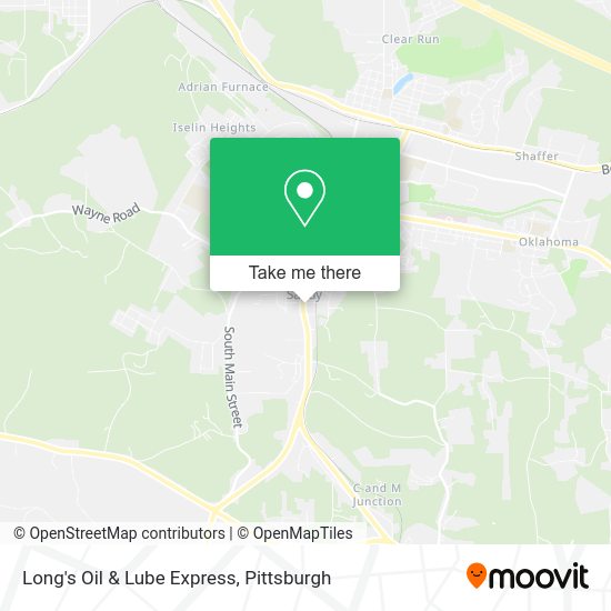 Mapa de Long's Oil & Lube Express