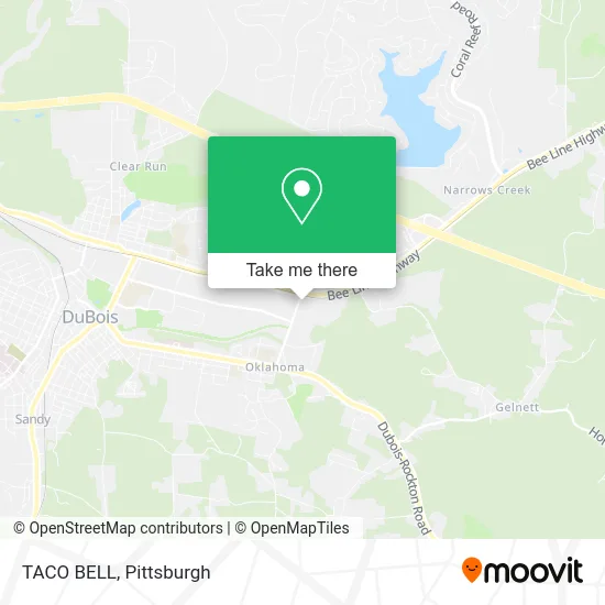 TACO BELL map
