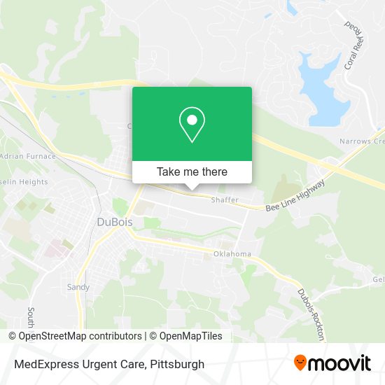 MedExpress Urgent Care map