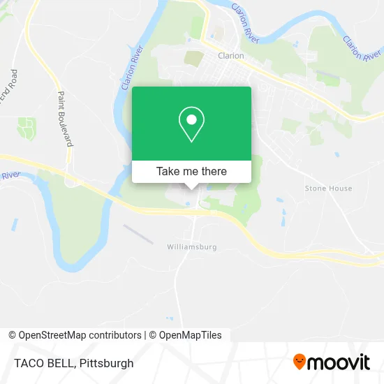 TACO BELL map