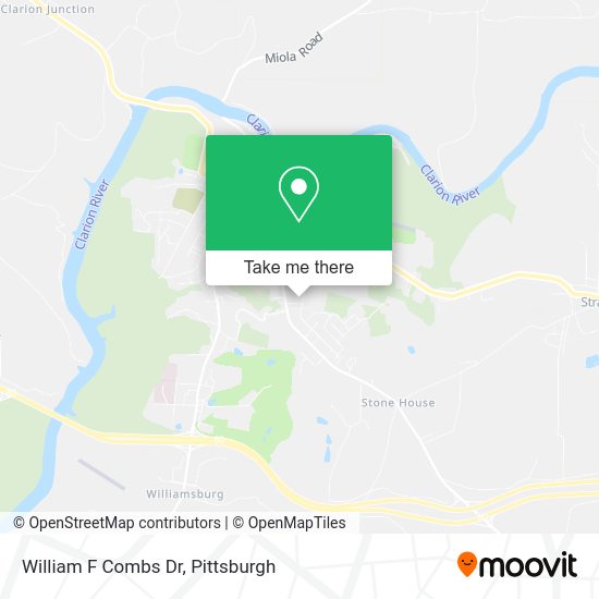 William F Combs Dr map
