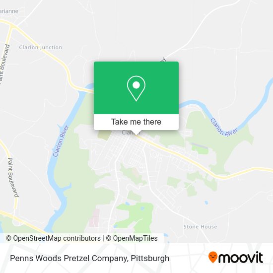 Mapa de Penns Woods Pretzel Company