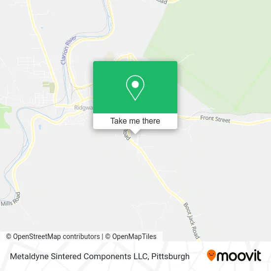 Metaldyne Sintered Components LLC map