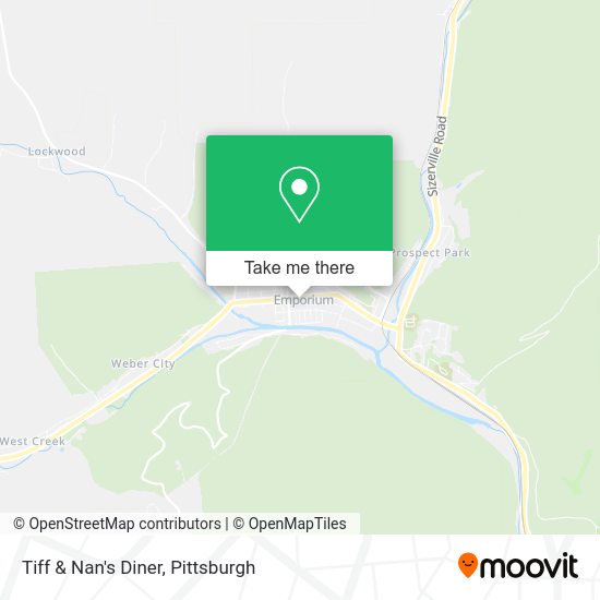 Tiff & Nan's Diner map