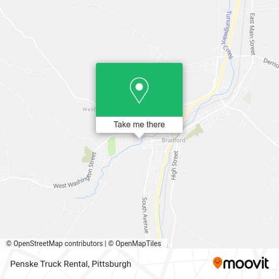 Penske Truck Rental map