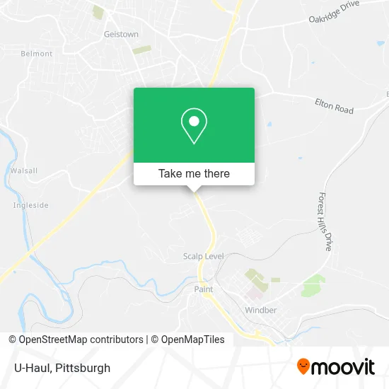 U-Haul map