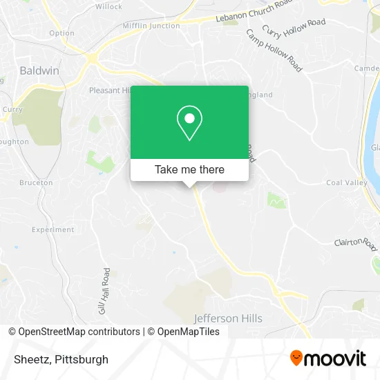 Sheetz map
