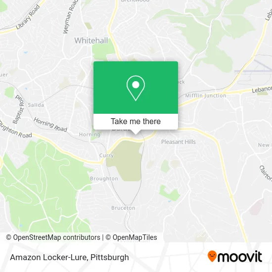 Amazon Locker-Lure map