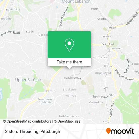 Sisters Threading map