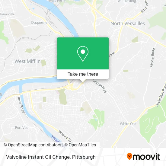 Valvoline Instant Oil Change map