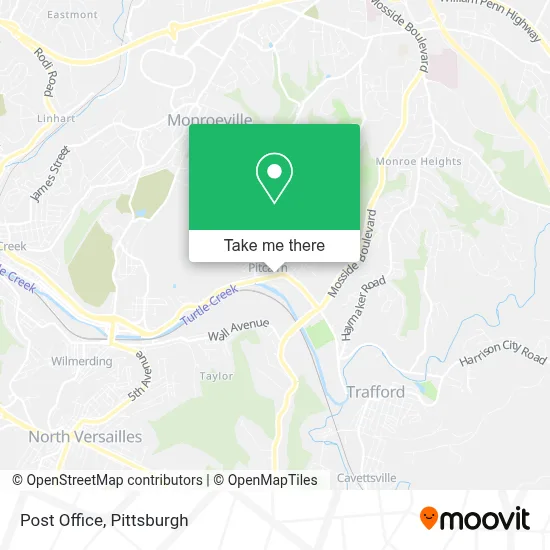 Post Office map
