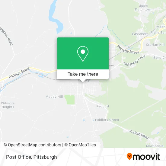 Post Office map