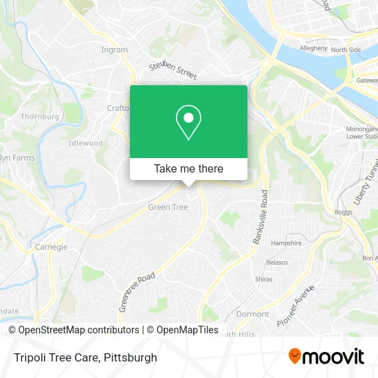 Mapa de Tripoli Tree Care