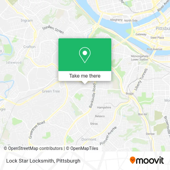 Lock Star Locksmith map