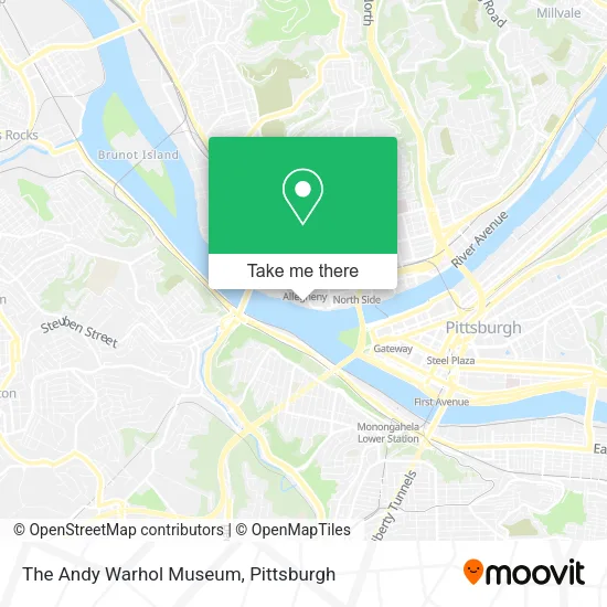 The Andy Warhol Museum map