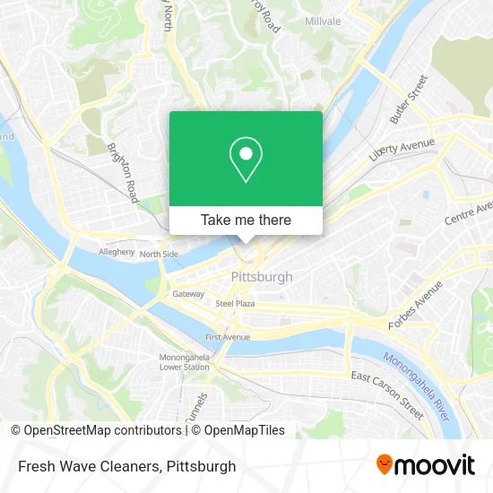 Fresh Wave Cleaners map