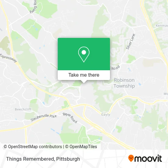 Things Remembered map