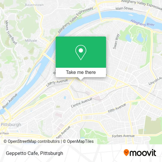 Mapa de Geppetto Cafe