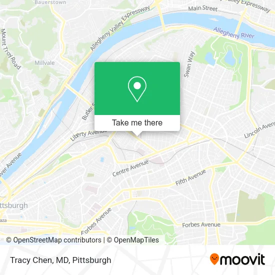 Mapa de Tracy Chen, MD