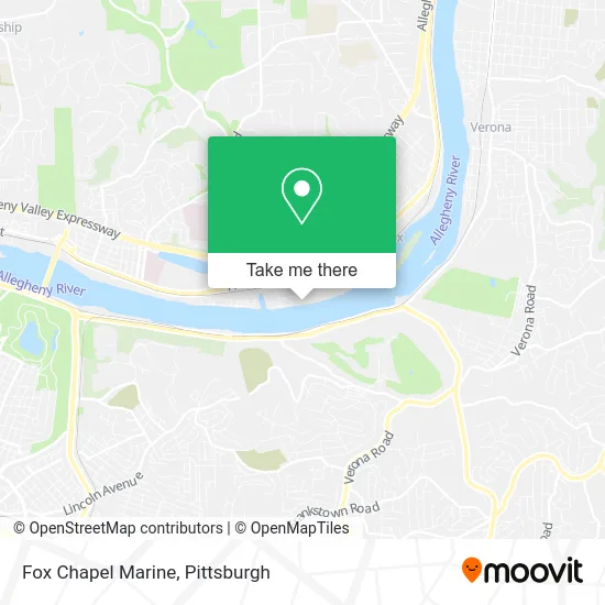 Fox Chapel Marine map