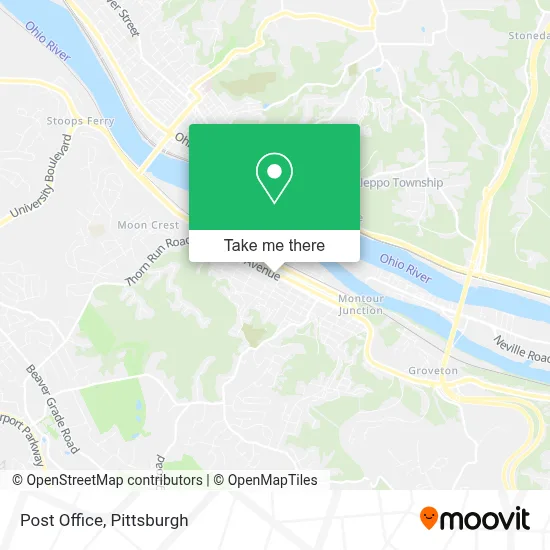 Post Office map