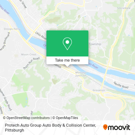 Mapa de Protech Auto Group Auto Body & Collision Center