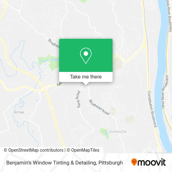Benjamin's Window Tinting & Detailing map
