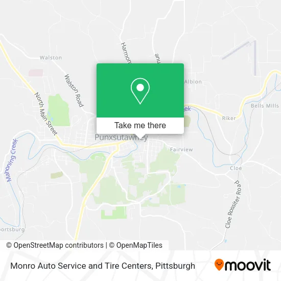 Monro Auto Service and Tire Centers map