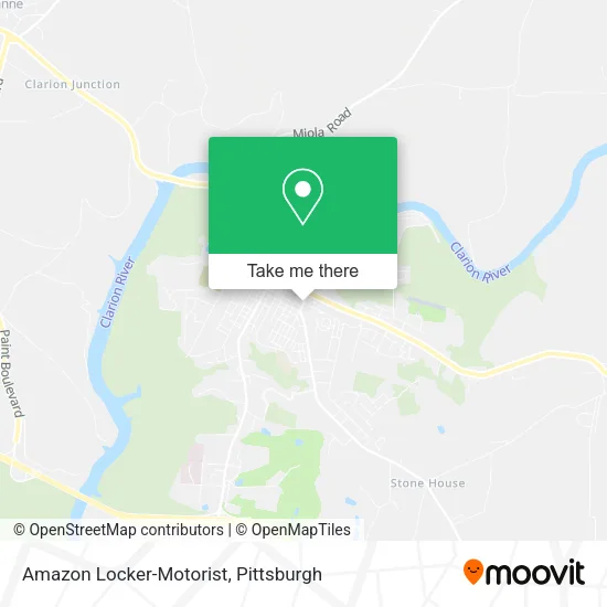 Amazon Locker-Motorist map