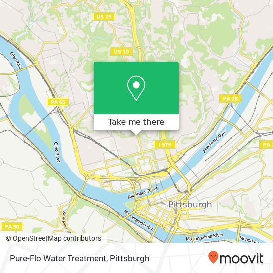 Pure-Flo Water Treatment map