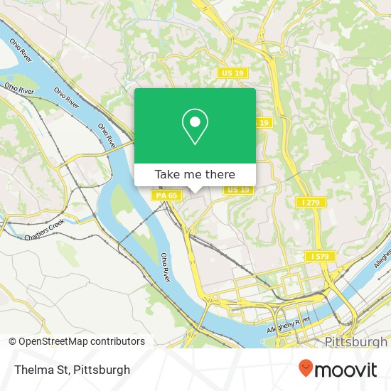 Thelma St map