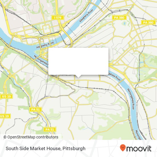 South Side Market House map