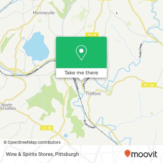 Wine & Spirits Stores map