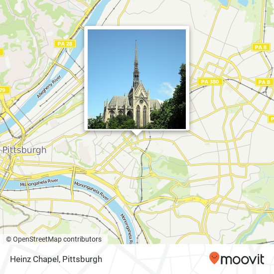 Heinz Chapel map